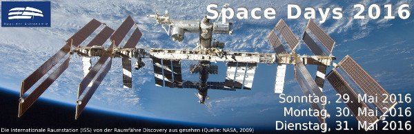Space Days 2016 Space Days 2016