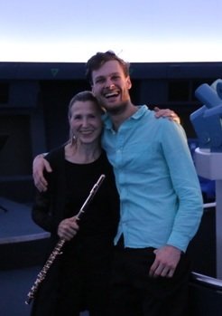 BLUE PLANET MUSIC: Roswitha Meyer, Flöte und Tilmann Albrecht, Cembalo