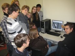 Die erfolgreichen Asteroidenjäger vom Gymnasium Neckargemünd. Bild: Inge Thiering
