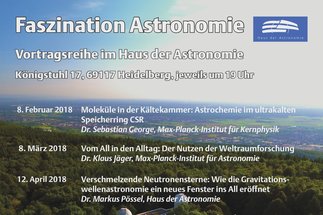 Vortragsreihe "Faszination Astronomie" 2018