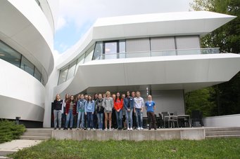 Die Teilnehmerinnen des Girls'Day 2018 am Haus der Astronomie Die Teilnehmerinnen des Girls'Day 2018 am Haus der Astronomie