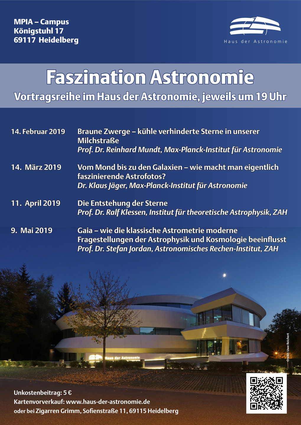 Poster zu Faszination Astronomie 2019