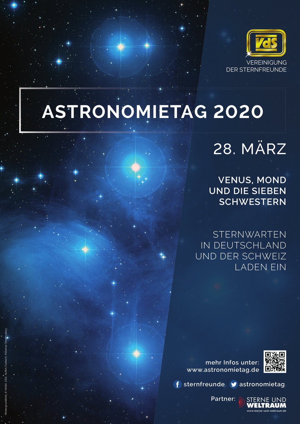 Poster for the Astronomy Day on 28 March 2020