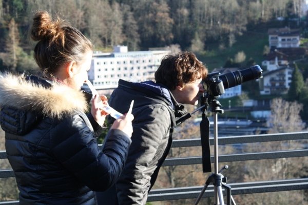 Beobachtungen auf dem Dach der Lehrerfortbildungsakademie in Bad Wildbad (2013)