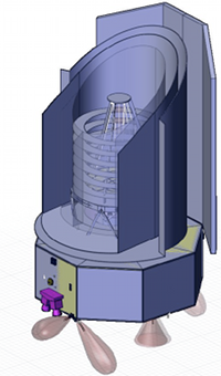 Designstudie für das EChO-Weltraumteleskop. Designstudie für das EChO-Weltraumteleskop.
