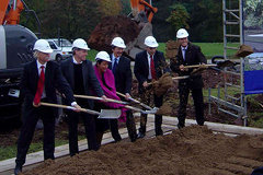 Prof. Kurt Roth, Manfred Bernhardt, Beate Spiegel, Prof. Thomas Henning, Prof. Herbert Jäckle und Dr. Eckart Würzner.