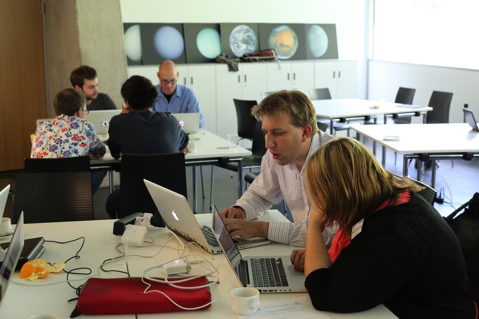 Concentrated work during the .astronomy 4 conference in Summer 2012.