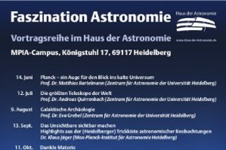 Vortragsreihe "Faszination Astronomie" 2012