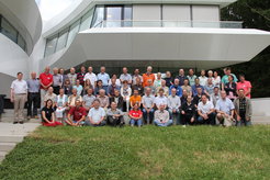 Gruppenfoto der Teilnehmer der 17. Kleinplanetentagung am Haus der Astronomie in Heidelberg