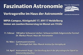 Vortragsreihe "Faszination Astronomie" 2016
