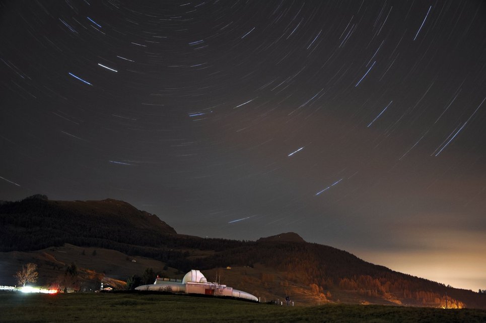 Das Osservatorio Astronomico in der autonomen Region Aostatal, wo das 4. Astronomiecamp der ESO stattfinden wird. Das Bild wurde von einem Teilnehmer des Camps 2015 aufgenommen.