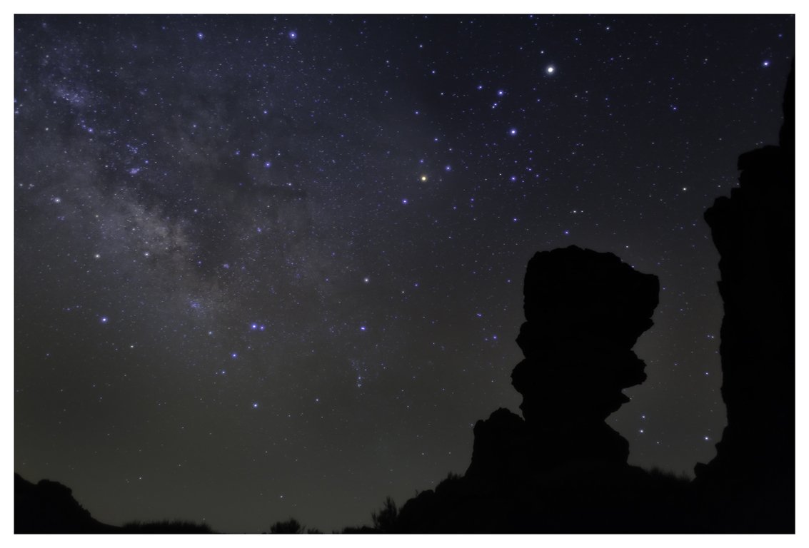 Das Sternbild Skorpion mit Saturn.