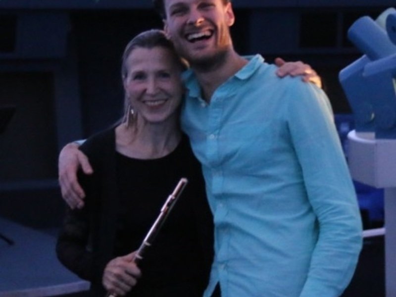 BLUE PLANET MUSIC: Roswitha Meyer, Flöte und Tilmann Albrecht, Cembalo
