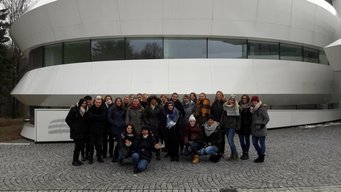 Die 26 Teilnehmer der Astronomiefortbildung. Die 26 Teilnehmer der Astronomiefortbildung.