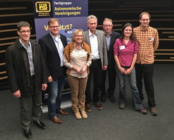 Der neue Vorstand der VdS. Von links nach rechts: Torsten Güths, Andreas Klug, Astrid Gallus, Sven Melchert (Vorsitzender), Otto Guthier, Carolin Liefke und Dominik Elsässer
