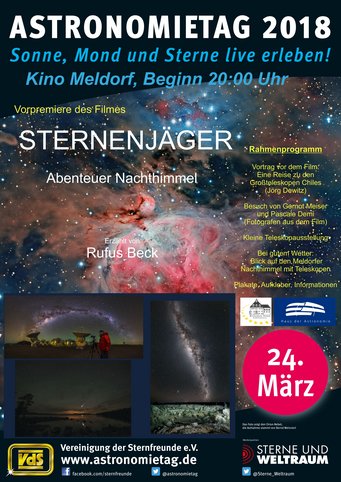 Astronomietag im Kino Meldorf mit exklusiver Film-Preview, organisiert vom Gymnasium Marne Astronomietag im Kino Meldorf mit exklusiver Film-Preview, organisiert vom Gymnasium Marne