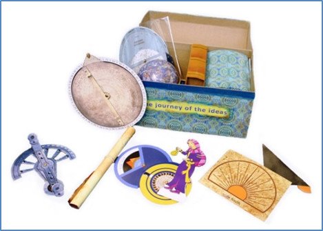 A demonstration model of the experiment kit for the Journey of Astronomical Ideas.