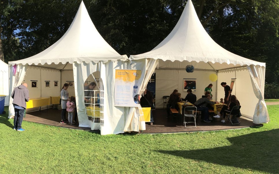 Der Stand des Hauses der Astronomie auf der Explore Science in Bremen