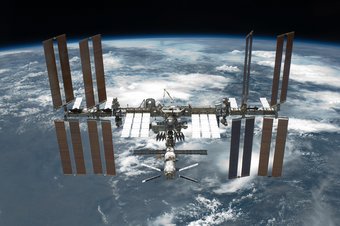 A picture of the International Space Station (ISS) taken on 30 May 2011. A picture of the International Space Station (ISS) taken on 30 May 2011.