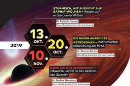Astronomie am Sonntagvormittag 2019