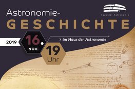 Leonardo da Vinci und die Astronomie am 16. November 2019
