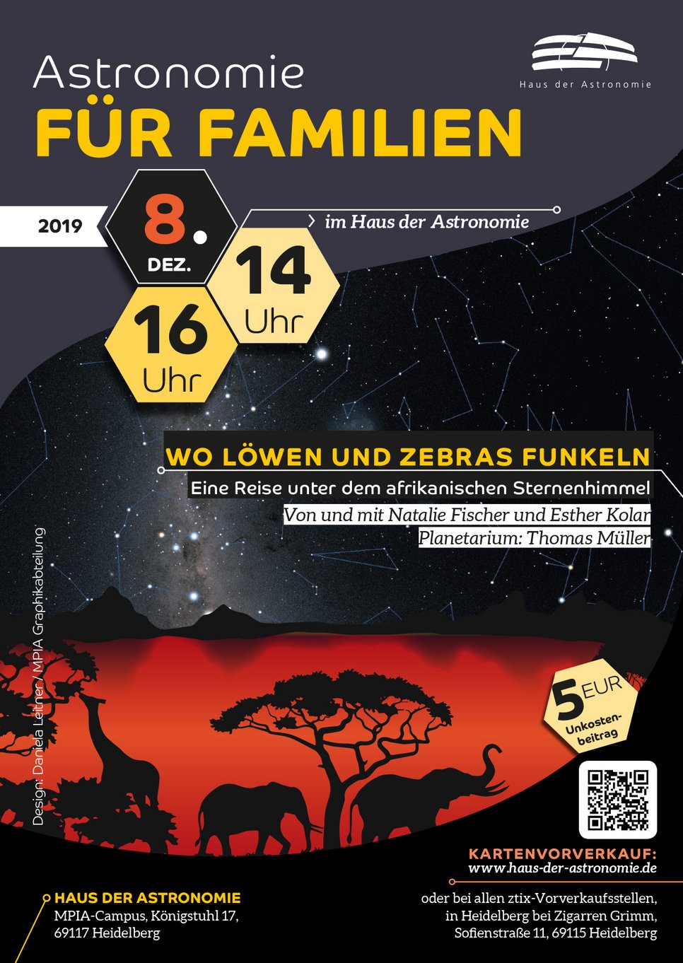 Astronomie für Familien:Wo Löwen und Zebras funkeln - eine Reise unter dem afrikanischen Sternenhimmel