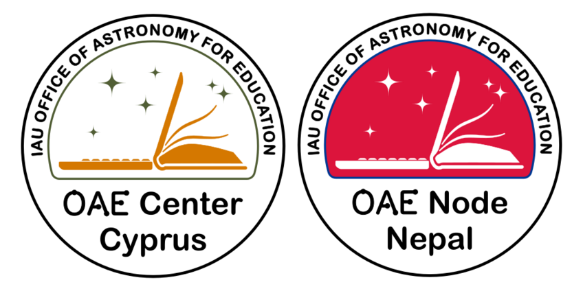 The logos of the OAE Center Cyprus and the OAE Node Nepal The logos of the OAE Center Cyprus and the OAE Node Nepal
