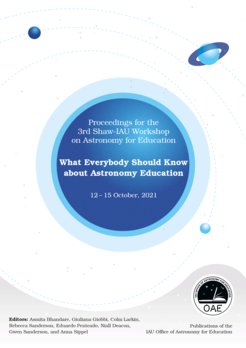 Cover des Tagungsbandes zum 3. Shaw-IAU-Workshops zur astronomischen Bildungsarbeit