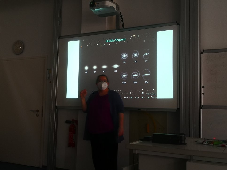 Abb. 1: Kategorisierung von Galaxien anhand ihrer Form