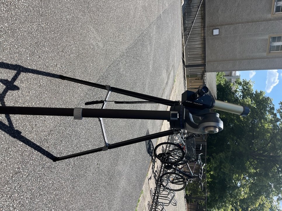 Abbildung 1: Das Sonnenteleskop mit dem Beobachtet wurde