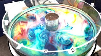 So ähnlich sehen die Verwirbelungen in Jupiters Atmosphäre aus. So ähnlich sehen die Verwirbelungen in Jupiters Atmosphäre aus.