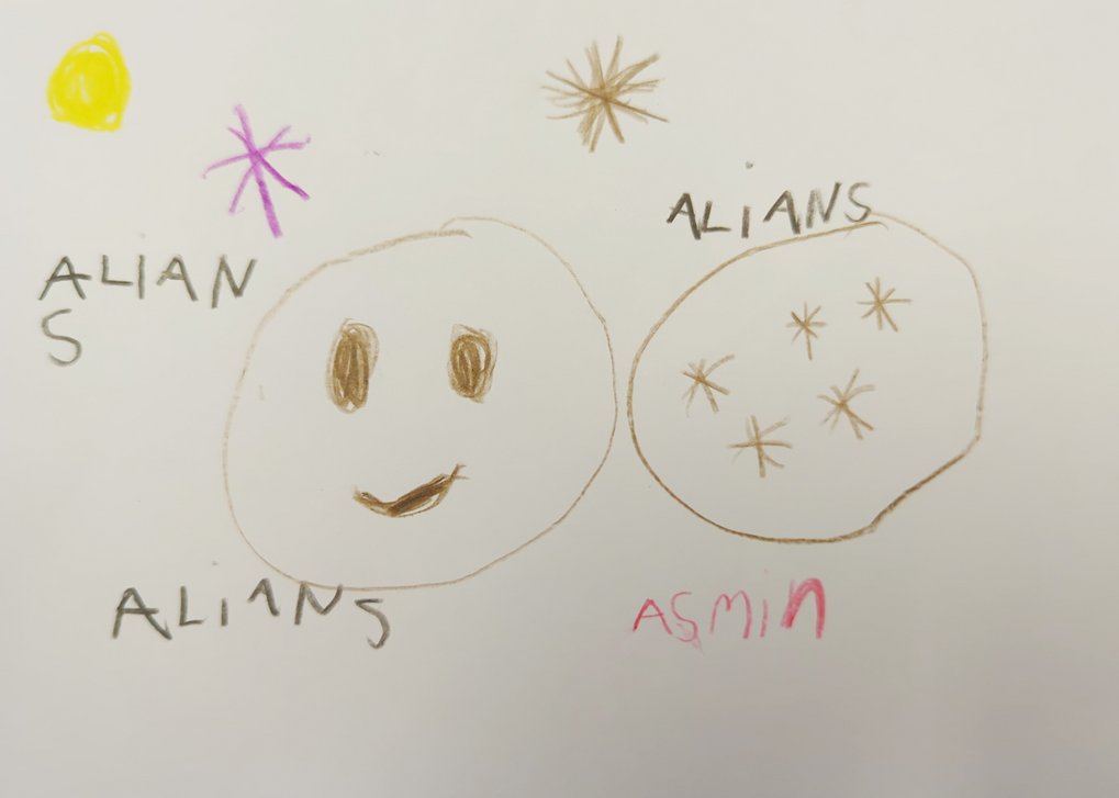 Postkarten für Aliens
