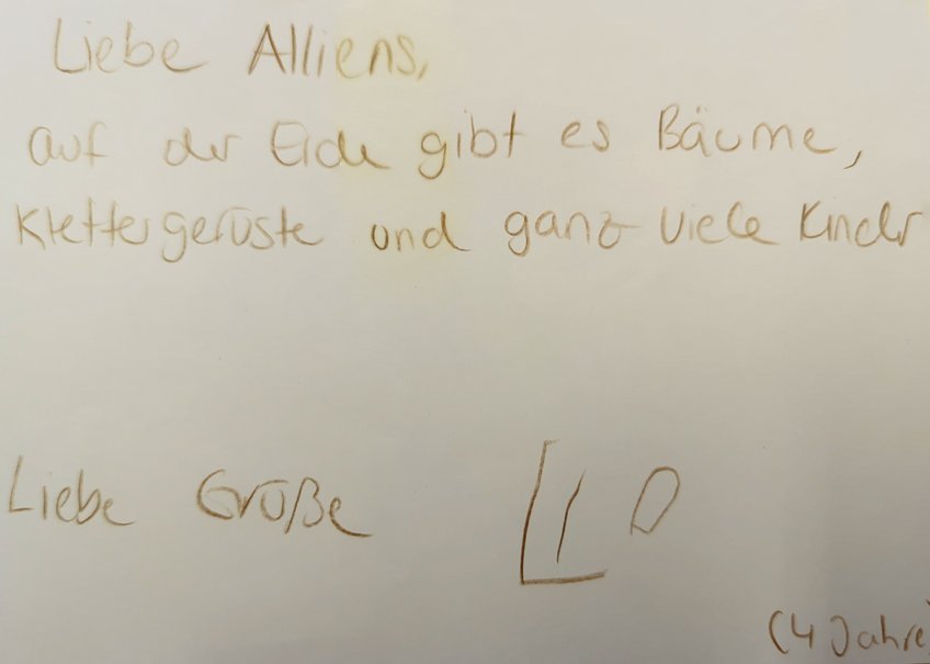 Postkarten für Aliens Postkarten für Aliens