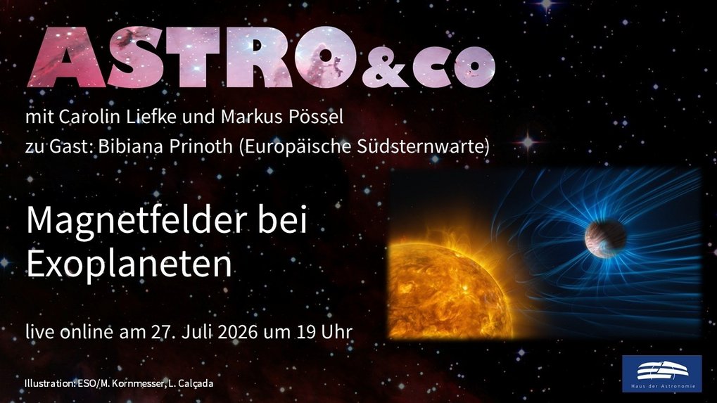 Das Magnetfeld der Erde ist wie ein Schutzschild vor kosmischer Teilchenstrahlung für unseren Heimatplaneten. Das Magnetfeld vom Jupiter hingegen verursacht unter anderem Radiostrahlung, die wir von der Erde aus messen können. Aber wie schaut es mit Magnetfeldern bei extrasolaren Planeten aus? Bibiana Prinoth verrät uns mehr über ihre Entdeckung