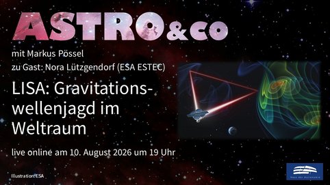 LISA (Laser Interferometer Space Antenna) wird das erste Gravitationswellen-Observatorium im All sein und astrophysikalische Phänomene zu untersuchen, die für normale Teleskope unsichtbar sind. Nora Lützgendorf verrät uns mehr über die ESA-Mission, die in etwa 10 Jahren starten wird.