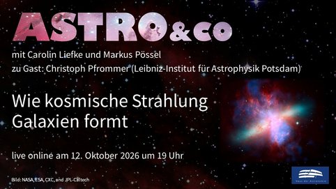 Bei Sternexplosionen werden kosmische Strahlung freigesetzt und Winde erzeugt, die unter anderem die Sternentstehung beeinflussen. Christoph Pfrommer verrät uns, welche Rolle das bei der Bildung von Galaxien und Galaxienhaufen spielt.