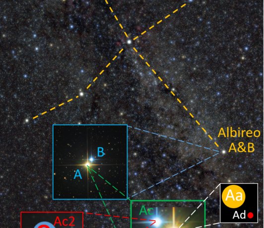 Faszination Astronomie: Der Albireo-Krimi: Noch zwei weitere Sterne oder ein Schwarzes Loch im System? Faszination Astronomie: Der Albireo-Krimi: Noch zwei weitere Sterne oder ein Schwarzes Loch im System?
