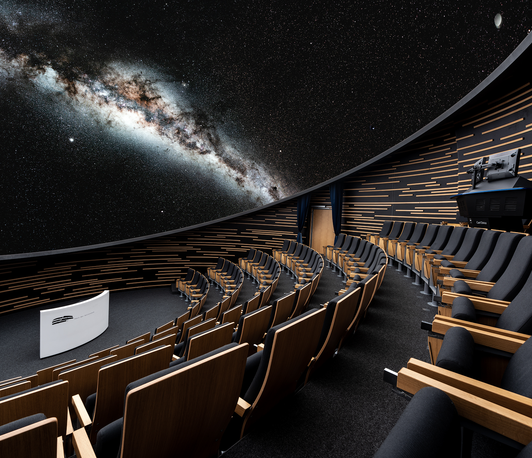 Blick in das Auditorium des Haus der Astronomie 